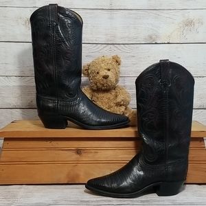 Dan Post Teju Lizard And Leather Cowgirl Boots